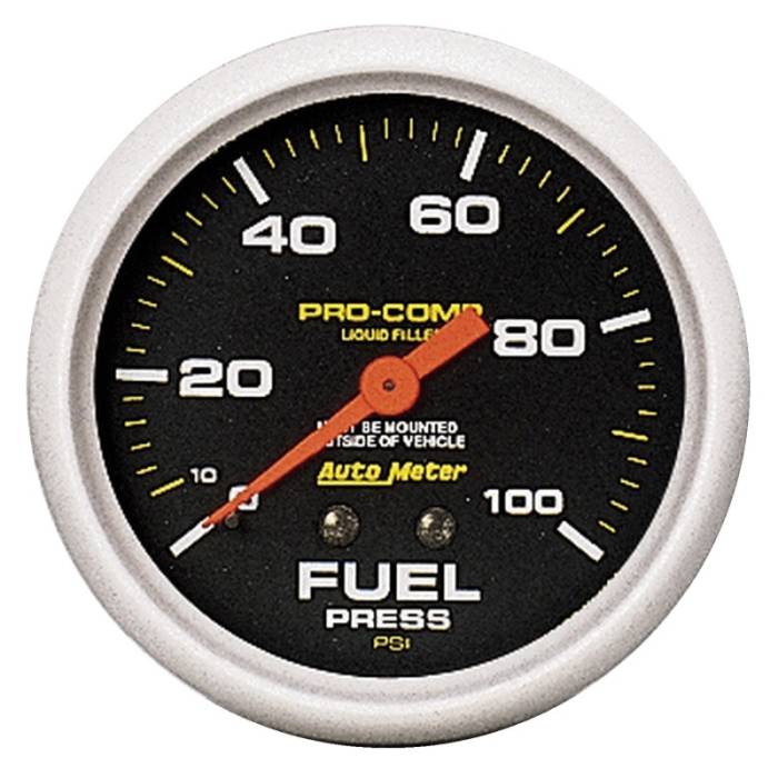 Auto Meter - 2-5/8" FUEL PRESS, 0 5412