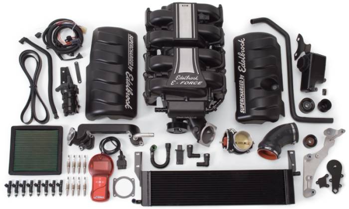 Edelbrock - Edelbrock Supercharger Stage 1 - Street Kit 2005-2009 Ford Mustang 4 6L 3V w/ Tuner 1580