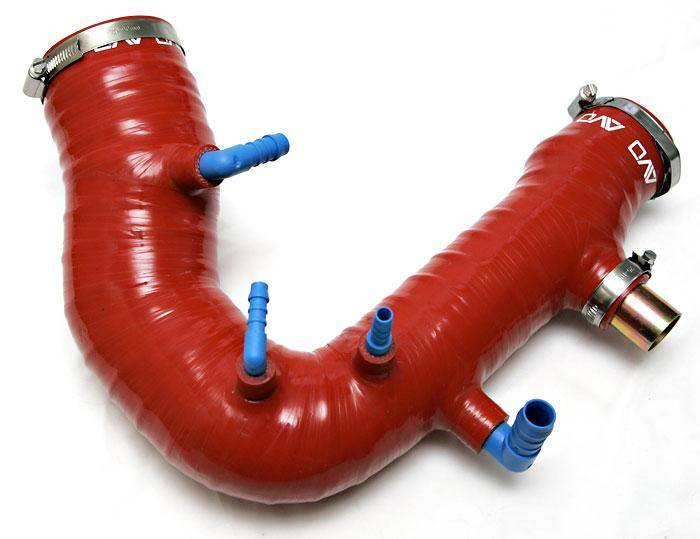 AVO - 2003-2008 Subaru Forester XT AVO Silicone Inlet Pipe - Red