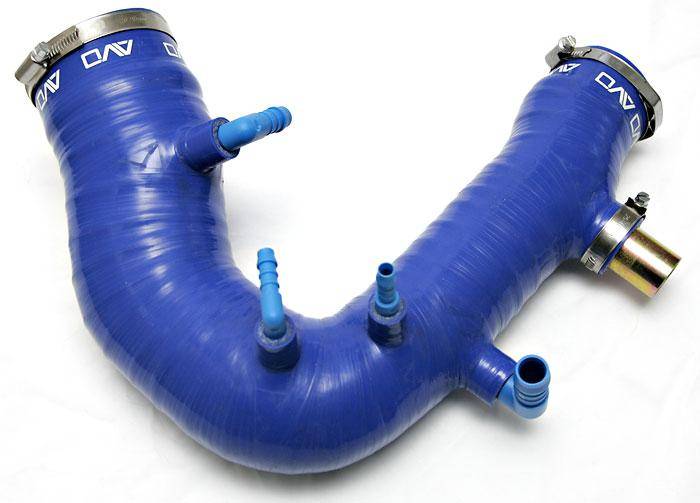 AVO - 2003-2008 Subaru Forester XT AVO Silicone Inlet Pipe - Blue