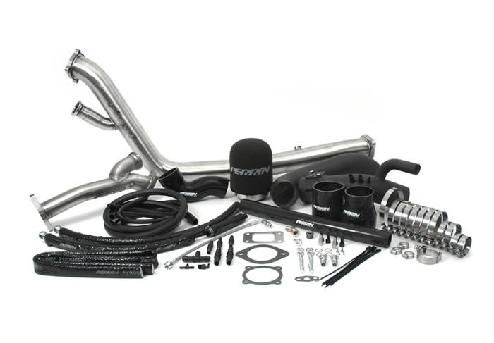 Perrin - 2002-2007 Subaru WRX and STI Perrin Rotated Turbo "Tuner" Kit - Black Intake