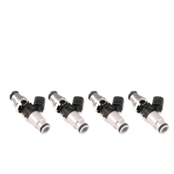 Injector Dynamics - Injector Dynamics 1050X Injectors 14mm (Grey) Adaptor Top - (Silver) Bottom Adapter (Set of 4) 1050.60.14.14B.4