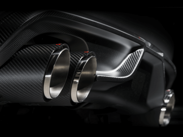 Akrapovic - Akrapovic 2015+ BMW X5M (F85) Tail Pipe (Carbon) - Single TP-CT/39