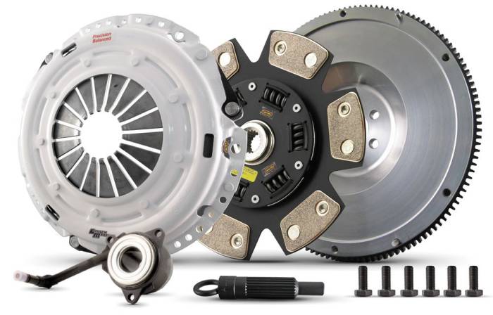 Clutch Masters - 2010-2014 Volkswagen Golf R AWD 6spd ClutchMasters FX400 Clutch Stage 4 6 Puck w/Steel FW and Slave Cyl