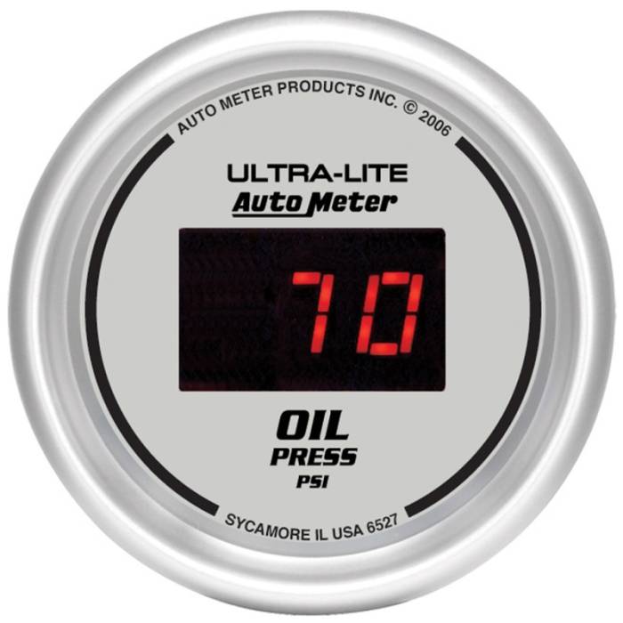 Auto Meter - 2-1/16" OIL PRESS, 0 6527
