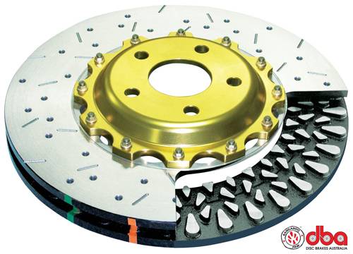 Disc Brakes Australia - 2005-2007 Nissan 350Z (Brembo) DBA 5000 Series XS Front Rotors