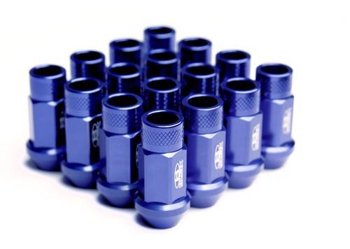 Blox - Blox Street Series Forged Lug Nuts 12x1.5mm - Blue 16 Piece