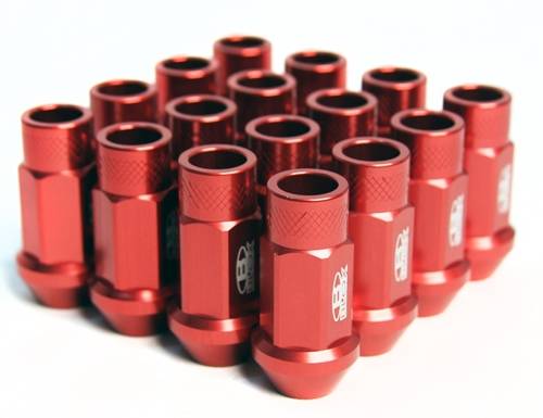 Blox - Blox Street Series Forged Lug Nuts 12x1.5mm - Red 16 Piece