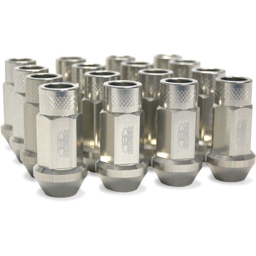 Blox - Blox Street Series Forged Lug Nuts 12x1.25mm - Silver 16 Piece