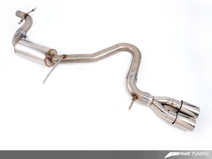 AWE Tuning - AWE Tuning Audi 8P A3 FWD Cat-Back Performance Resonated Exhaust 3010-22016