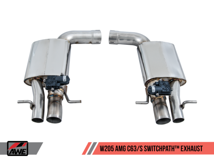 AWE Tuning - AWE Tuning Mercedes-Benz W205 AMG C63/S Sedan Track-to-SwitchPath Conversion Kit - Non-DPE Cars 3825-11012