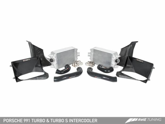 AWE Tuning - AWE Tuning Porsche 991 (991.2) Turbo/Turbo S Performance Intercooler Kit 4510-11050