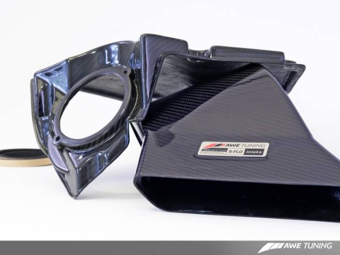 AWE Tuning - AWE Tuning Audi 3.0T S-FLO Carbon Cover 2660-11012