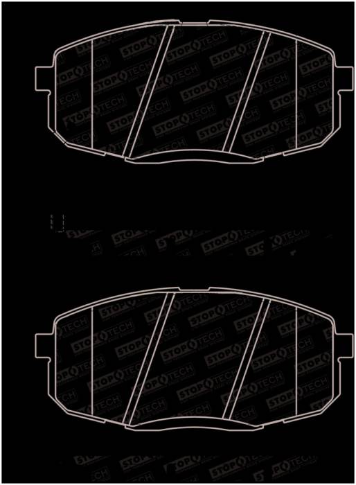 StopTech - BRAKE PADS w/HRDWR 308.13972