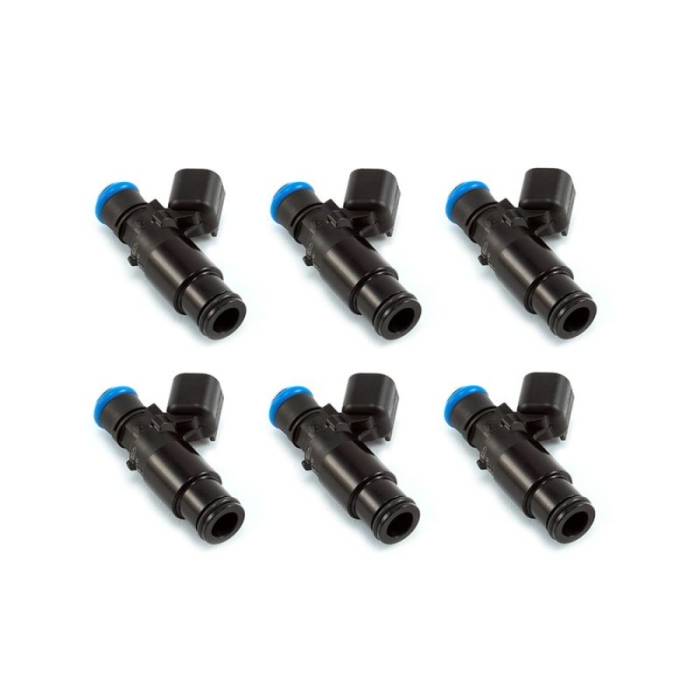 Injector Dynamics - Injector Dynamics ID1050X Injectors 14mm (Black) Adaptor Bottom (Set of 6) 1050.48.14.14B.6