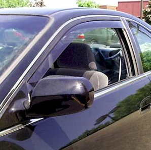 WeatherTech - 1998-2002 Honda Accord Coupe WeatherTech Front Side Window Deflectors (Dark)