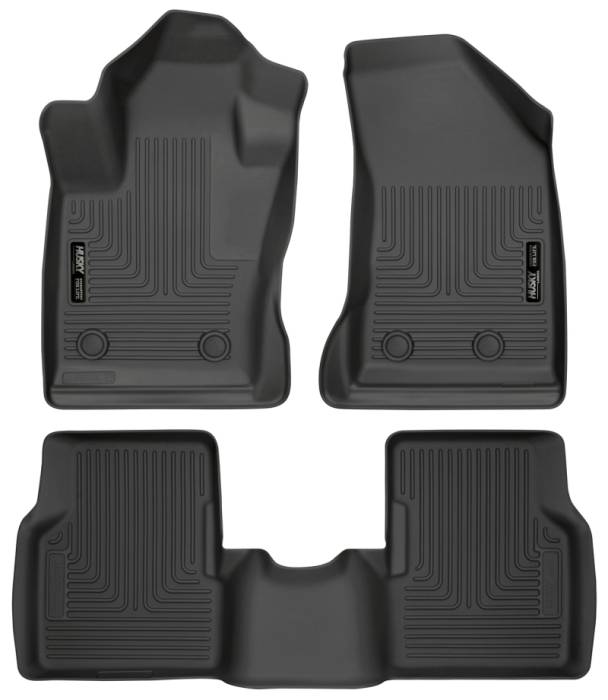 Husky Liners - Husky Liners 2017 Jeep Compass Weatherbeater Black Front & 2nd Seat Floor Liners 95681