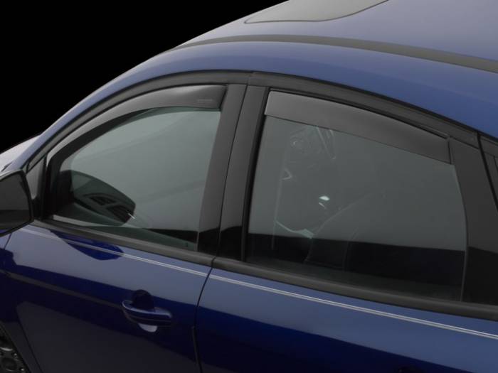 WeatherTech - 2012 Ford Focus WeatherTech Front and Rear Side Window Deflectors (Dark)