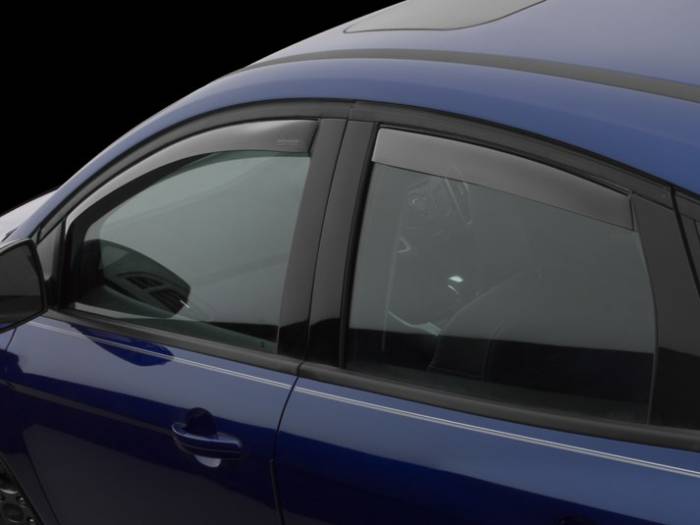 WeatherTech - 2012 Ford Focus WeatherTech Front and Rear Side Window Deflectors (Light)