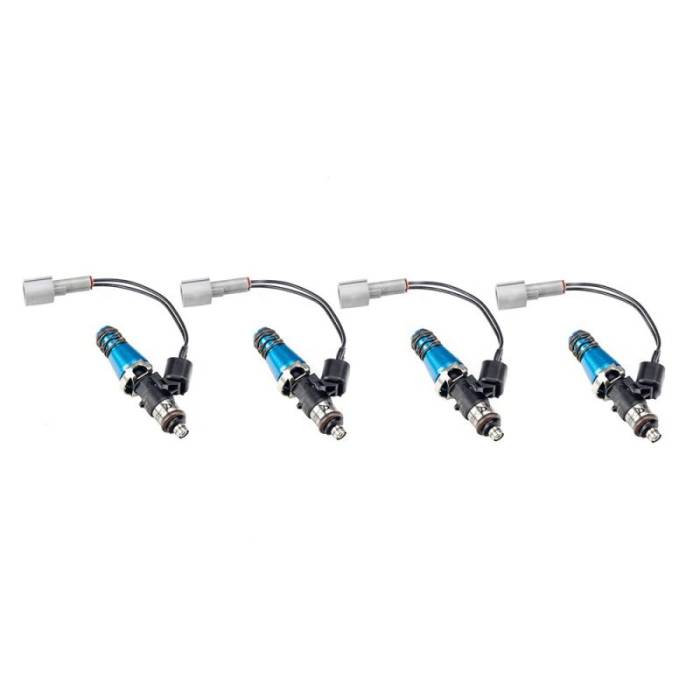 Injector Dynamics - Injector Dynamics 1700cc Injectors - 30mm Length - 11mm Blue Top - Denso Lower Cushion (Set of 4) 1700.30.01.60.11.4