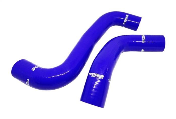 Torque Solution - Torque Solution 08-14 Subaru WRX / 08-18 STI / 09-13 Forester XT Silicone Radiator Hose Kit - Blue TS-SU-420BU