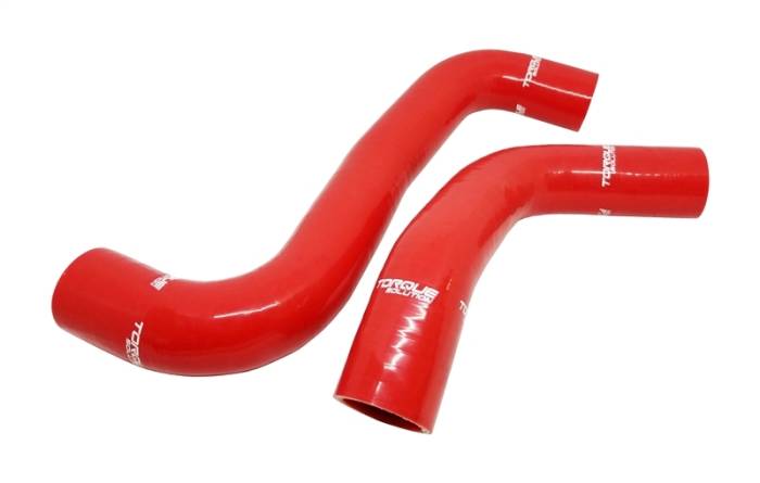 Torque Solution - Torque Solution 08-14 Subaru WRX / 08-18 STI / 09-13 Forester XT Silicone Radiator Hose Kit - Red TS-SU-420RD