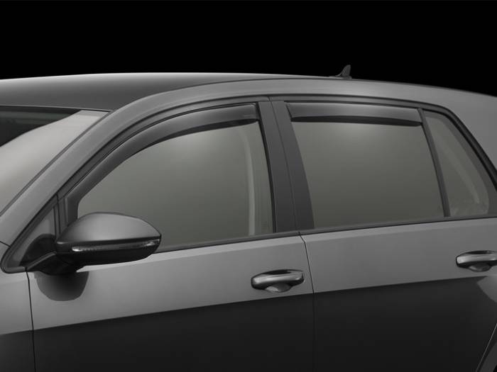 WeatherTech - 2015 Volkswagen Golf and GTI 5 Door WeatherTech Front and Rear Side Window Deflectors (Dark)