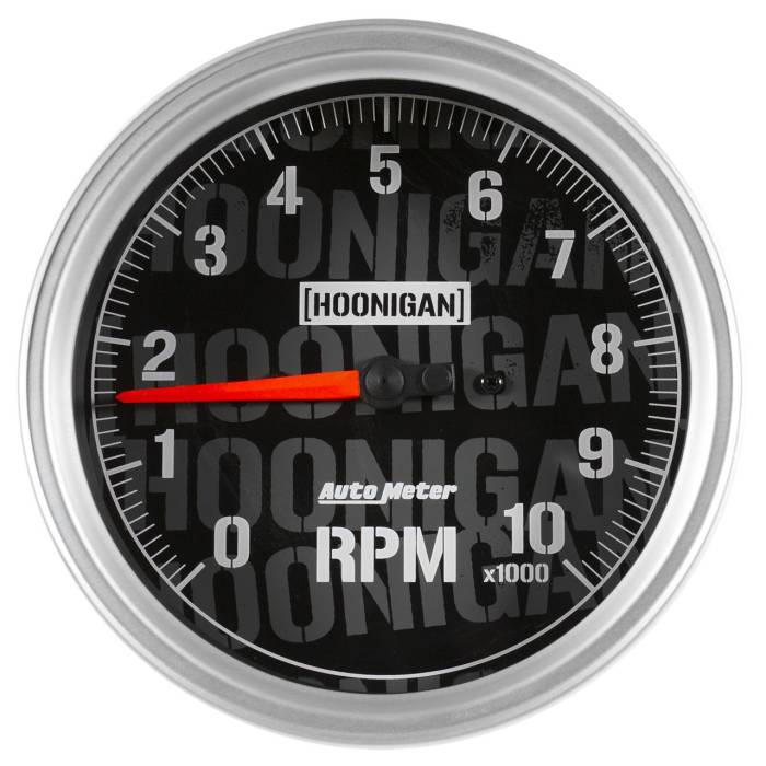 Auto Meter - Auto Meter Hoonigan 5" (127mm) 10K RPM Full Electronic Tachometer Gauge