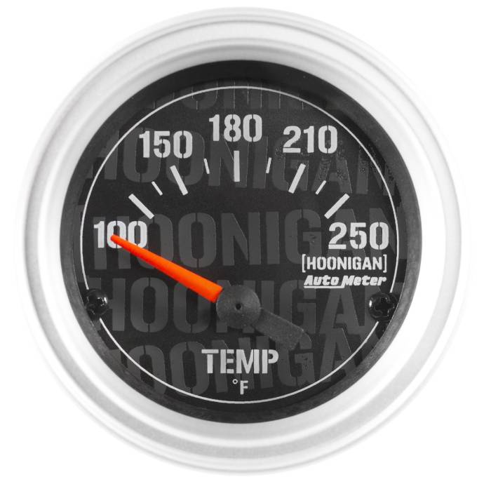 Auto Meter - Auto Meter Hoonigan 2-1/16" (52mm) 100-200 Deg F Full Electronic Water Temp Gauge