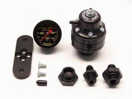 K-Tuned - K-Tuned Billet Adjustable Fuel Pressure Regulator - Full Kit