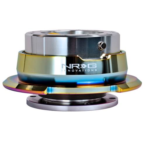 NRG Innovations - NRG Innovations Quick Release Gen 2.8 (Shiny Silver Body w/ Diamond Cut Neochrome Ring)