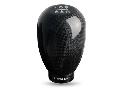 NRG Innovations - Honda/Acura NRG Innovations 42mm 5 Speed Black Carbon Fiber Shift Knob