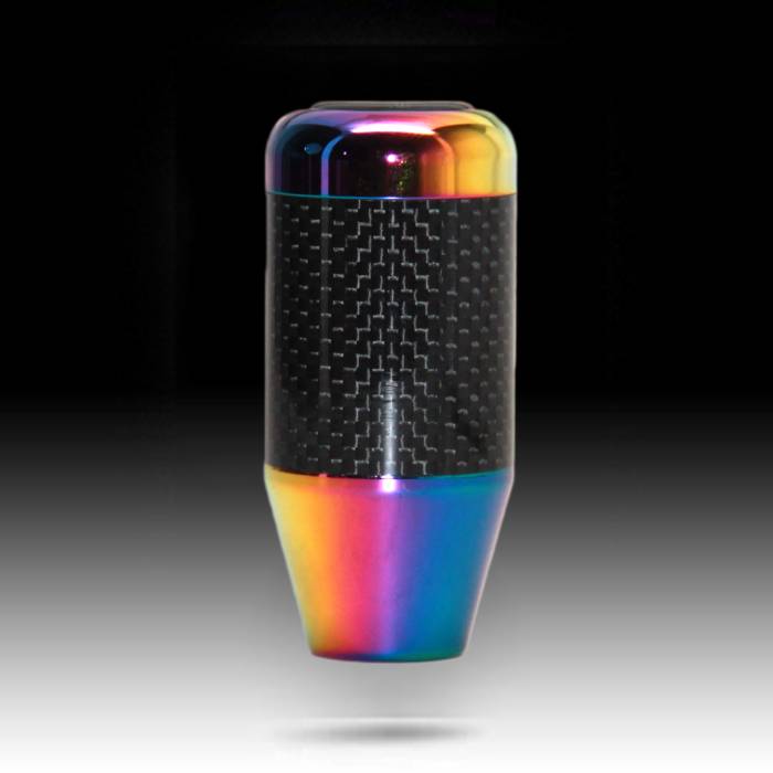 NRG Innovations - NRG Innovations Collector Series Shift Knob Fatboy Style - Universal w/ Carbon Fiber/Neo Chrome