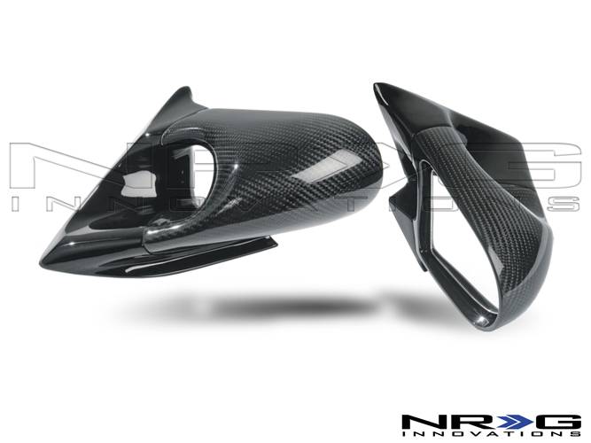 NRG Innovations - 1992-1995 Honda Civic NRG Innovations Carbon Fiber Spoon Style Mirror