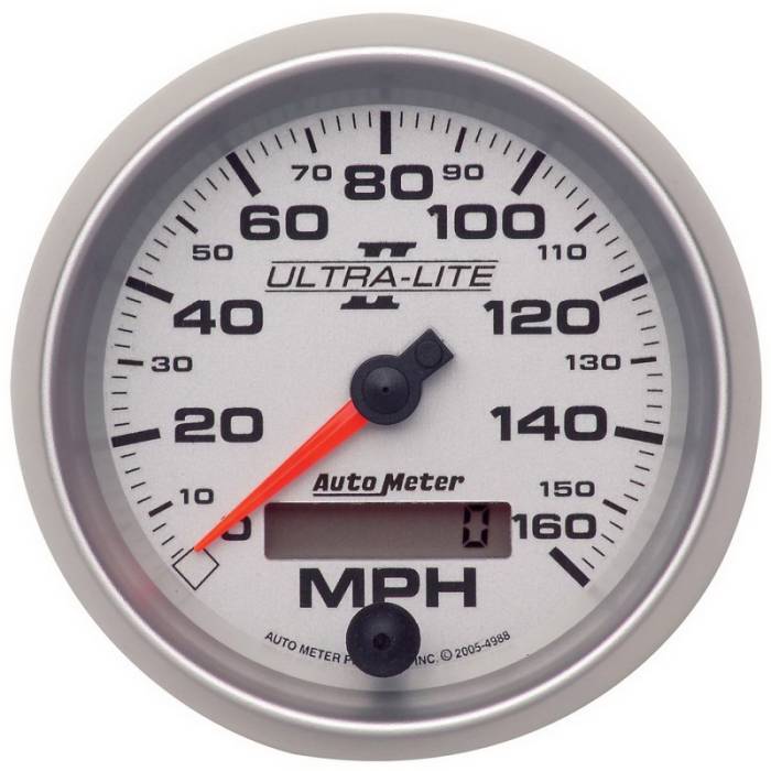 Auto Meter - 3-3/8" SPEEDO, 160 M 4988