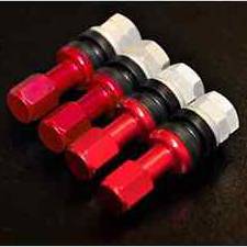 Enkei - Enkei RPF1 Red Valve Stem (4 Stems)