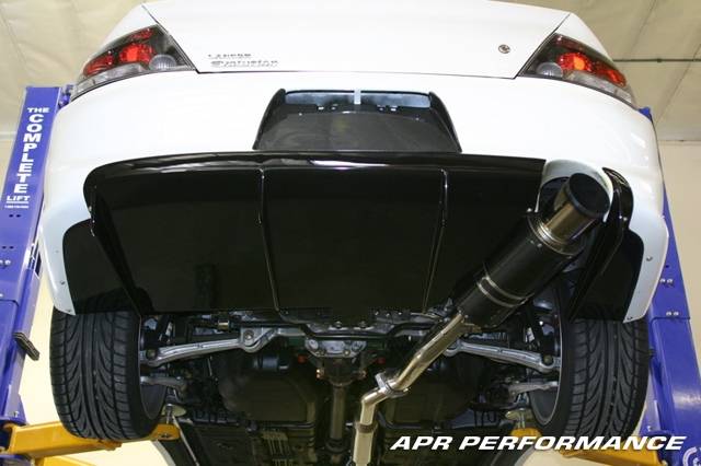 APR - 2006-2007 Mitsubishi Evolution IX APR Fiberglass Rear Diffuser