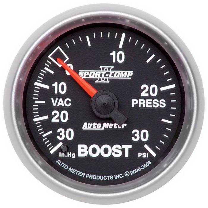 Auto Meter - 2-1/16" BOOST-VAC, 3 3603