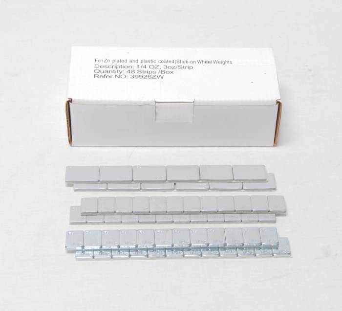 Wheel Mate - Wheel Mate 1/4oz Low Profile Wheel Weight - Grey 39923