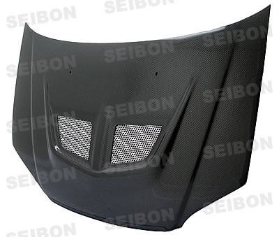 Seibon - 2002-2005 Honda Civic Si Seibon Carbon Fiber Hood - EVO Style
