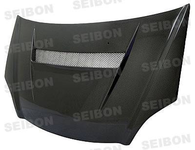 Seibon - 2002-2005 Honda Civic Si Seibon Carbon Fiber Hood - VSII Style