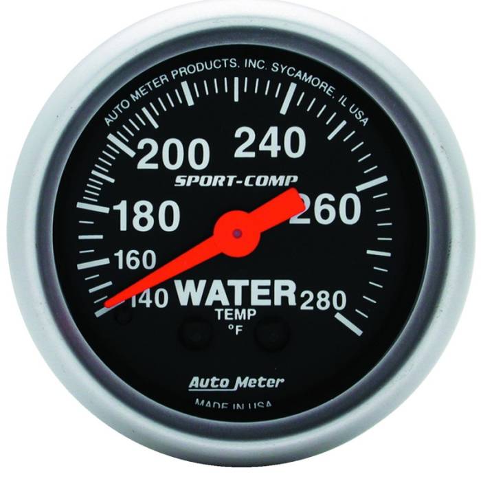 Auto Meter - 2" WATER TEMP, 140-2 3331