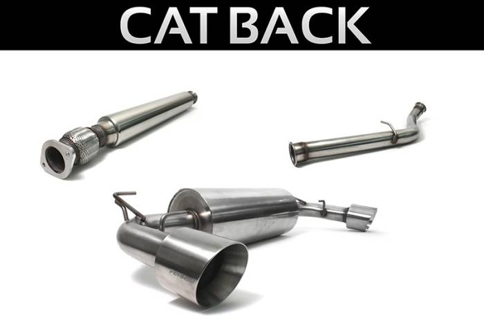 Perrin - 2013-2016 Scion FR-S Perrin Cat Back Exhaust 2.5 Inch - Resonated