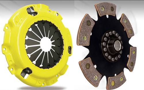 ACT - 1994-1997 Honda Del Sol VTEC ACT Xtreme Pressure Plate w/ Solid Hub (6 Pad) Disk Clutch Kit