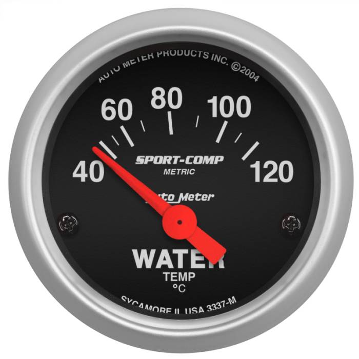 AutoMeter - 2" WATER TEMP, 40-12 3337-M