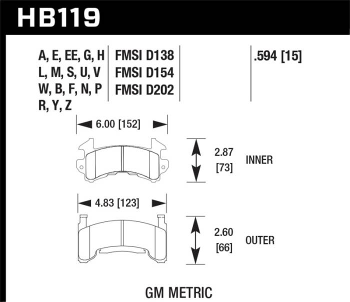 Hawk Performance - DTC-50 HB119V.594