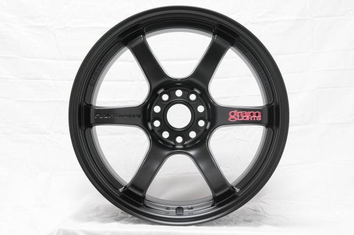 Gram Lights - Gram Lights 57DR 18X8.5 +37 5-114.3 Semi Gloss Black WGIV37EH