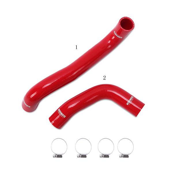 Mishimoto - 2011-2014 Subaru WRX and STI Mishimoto Silicone Radiator Hose Kit - Red