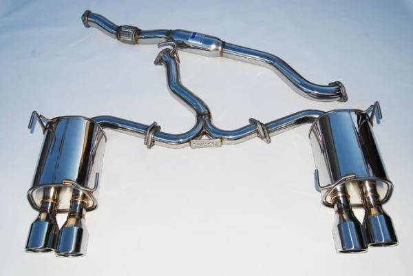 Invidia - 2011-2014 Subaru STI Sedan Invidia Q300 Rolled Stainless Steel Tips Cat-Back Exhaust