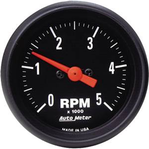 Auto Meter - Auto Meter Z-Series 2 1/16- In-Dash Tachometer - 5000 RPM